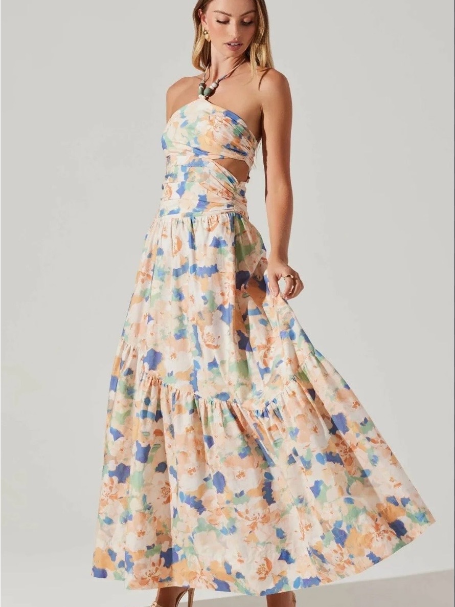 Nwt Astr The Label “Linnea” Maxi Dress
